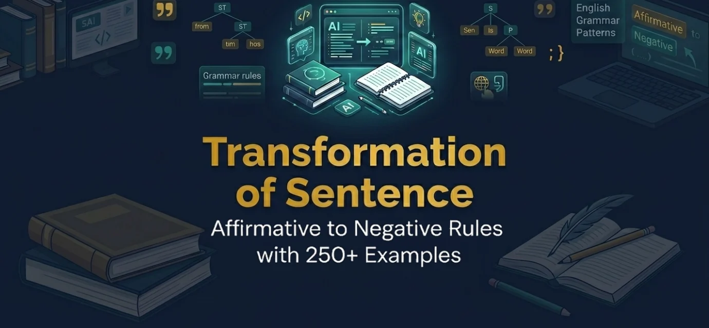 Transformation of Sentence