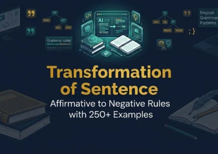Transformation of Sentence