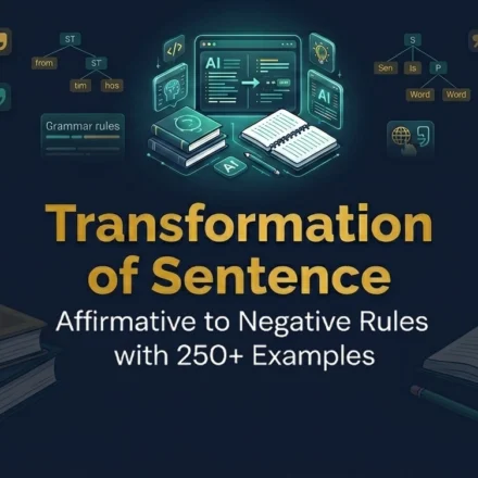 Transformation of Sentence